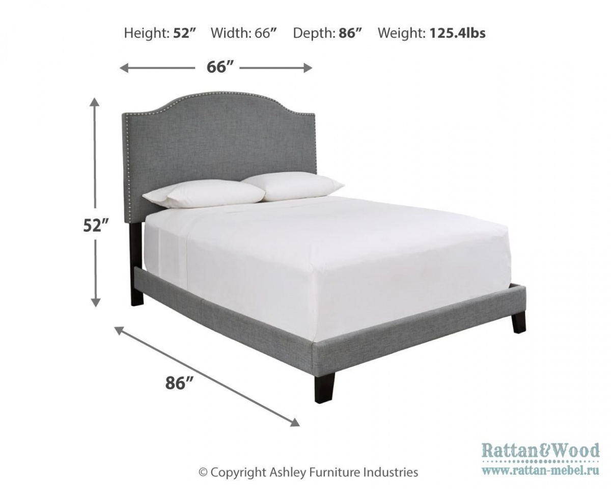 Двуспальная кровать Queen Size размер