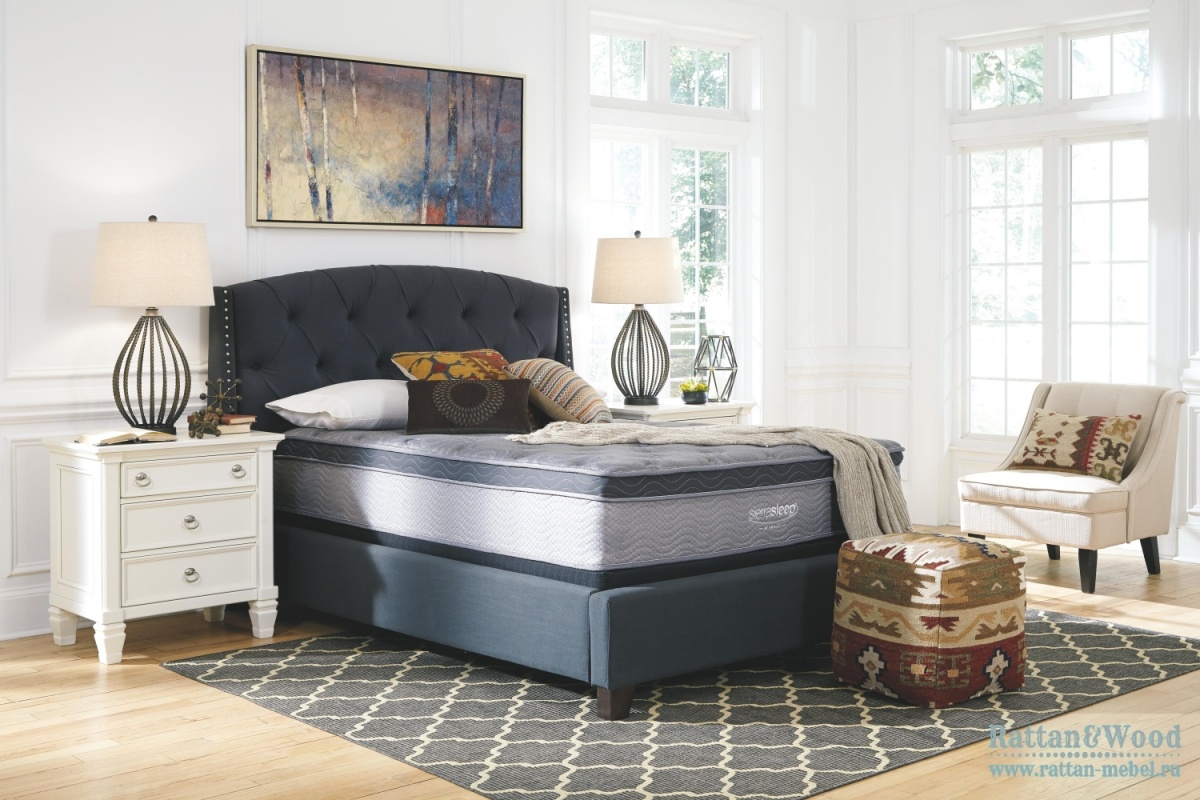 Signature design by ashley augusta euro top king mattress