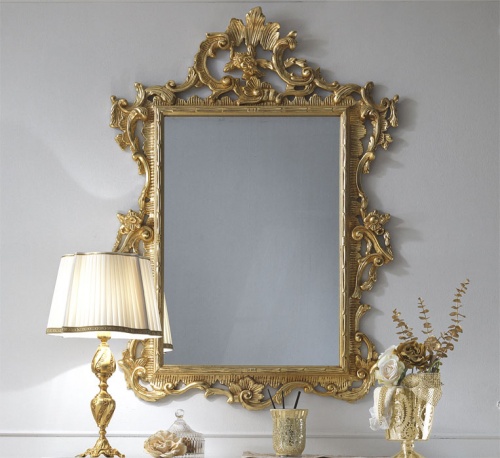 Зеркало резное (отделка сусальным золотом) Verdi 110