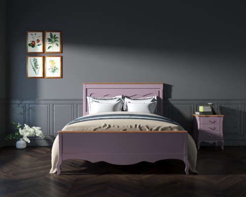 Дизайнерская кровать Leontina Lavanda 160x200 арт ST9341/16L