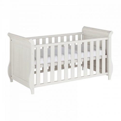 Кровать Хельсинки детская (младенческая), белый воск