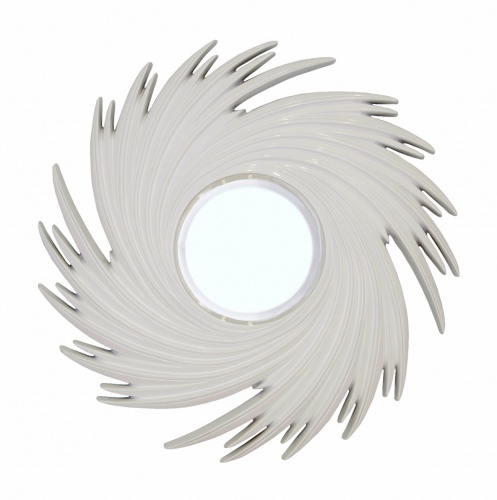 PL1448-2 Дизайнерское настенное зеркало Tornado white