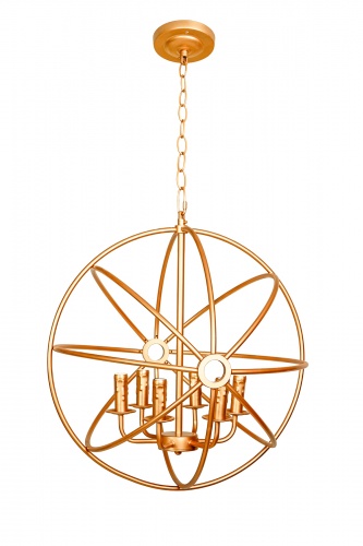 Дизайнерские люстры и светильники Foucault's Orb Crystal Nude D52 Gold
