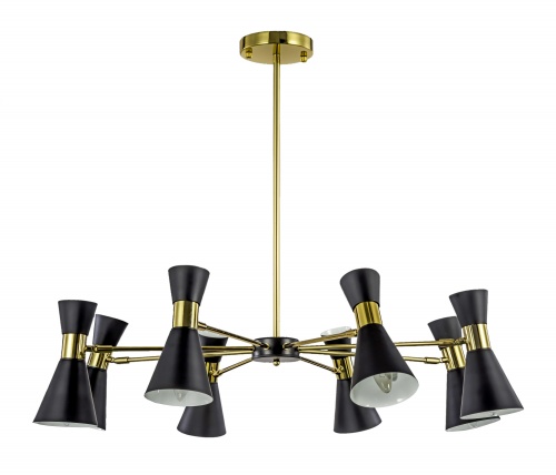 Дизайнерские люстры и светильники Elisium 8 black