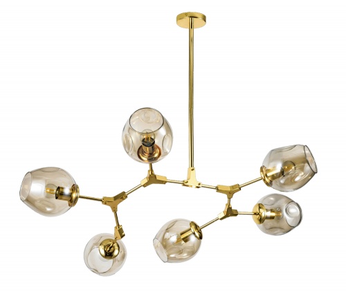 Дизайнерские люстры и светильники Branching 6 gold