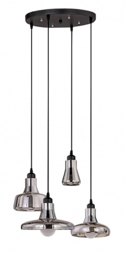 Дизайнерские люстры и светильники Boretto smoke glass round