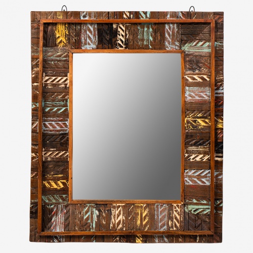 Зеркало в деревянной раме лофт, САРИКА II