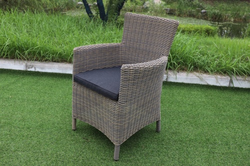 Кресло обеденное плетеное с подушкой SAINT-MARTIN (СЕН-МАРТЕН)