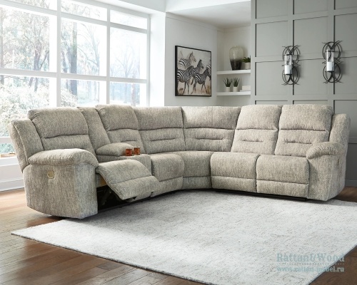 Family Den 3-секционный диван с реклайнером, ASHLEY