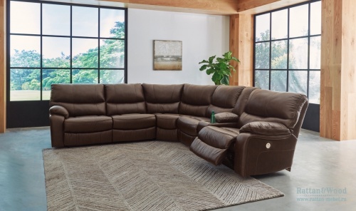 Family Circle 3-секционный модульный диван с электрическим реклайнером, ASHLEY