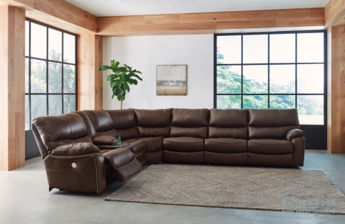 Family Circle 4-секционный модульный диван с электрическим реклайнером, ASHLEY