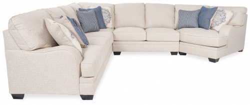 Katisha Пятисекционный модульный диван с оттоманкой