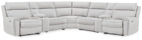 Grafton Pike Секционный диван Pike из 7 частей с раскладными спинками и консолью для хранения