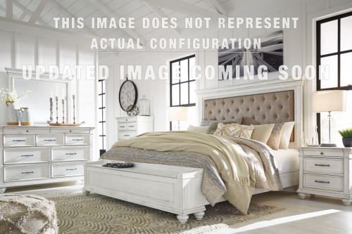 Kanwyn Кровать Queen-size с местом для хранения, 153х203