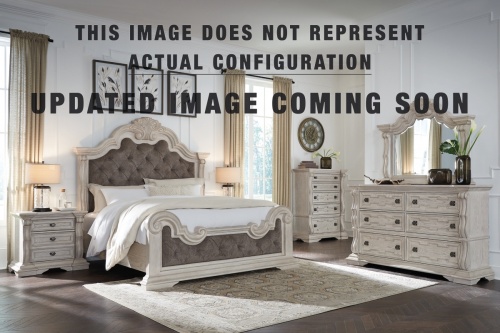 Andonhall Кровать Queen-size с мягким изголовьем, 153х203