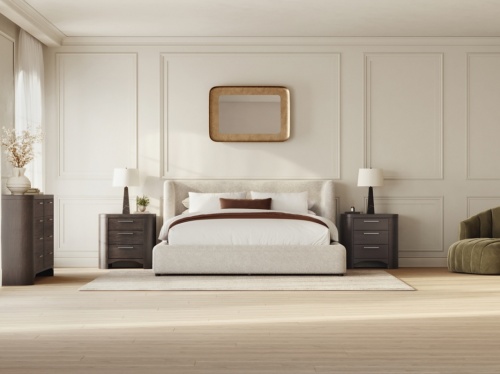 Neo Кровать Queen-size с мягким изголовьем, 153х203