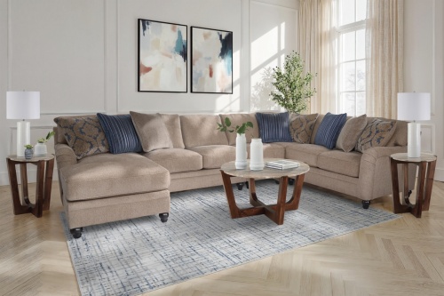 Huntsworth Пятисекционный модульный диван с шезлонгом