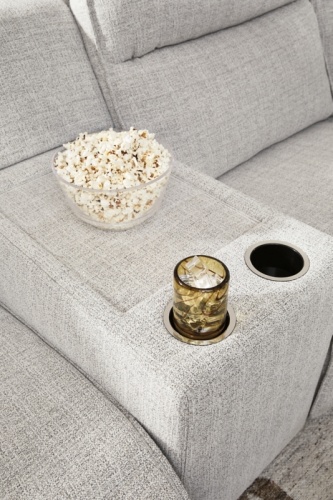 Modmax II 6-секционный модульный диван с электроприводом, шезлонгом и консолью