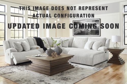 Top Tier 3-секционный модульный диван с электроприводом и реклайнером, с шезлонгом