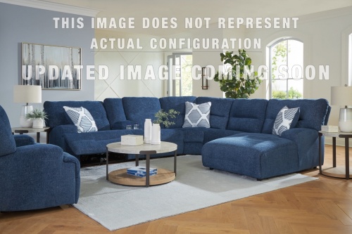 Acklen Place 5-местный модульный раскладной диван с электрореклайнерами и консолью для хранения