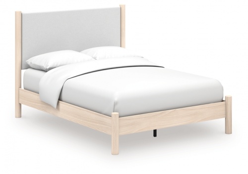 Cadmori Кровать Queen-size с мягким изголовьем, 153х203