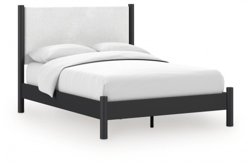 Fargenta Кровать Queen-size с мягким изголовьем, 153х203