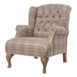 KD001-F515114 Кресло в клетку Flemming (Флемминг)