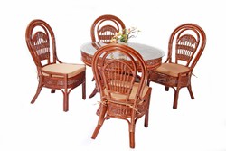 Комплект обеденный Palm Woodmex (Пальм Вудмекс): 1 стол обеденный, 4 стула