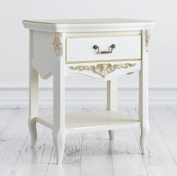R149g Прикроватная тумба 1 ящик Romantic Gold