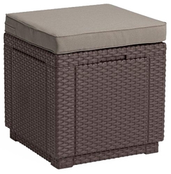 Cube with cushion стол/пуф (KETER)