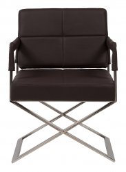Кресло Aster X Chair темно-коричневое