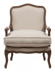 Кресло Louisa Bergere Chair белое