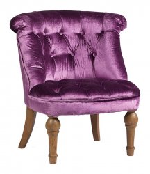 Кресло Sophie Tufted Slipper Chair сиреневое