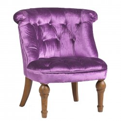 Кресло Sophie Tufted Slipper Chair лиловое