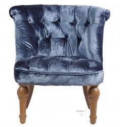 Кресло Sophie Tufted синее
