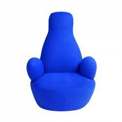 Кресло Bottle Chair синее