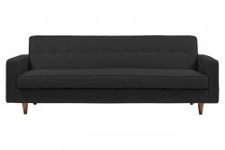 Диван Bantam Sofa большой прямой темно-серый