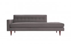 Диван Bantam Studio Sofa прямой коричнево-серый