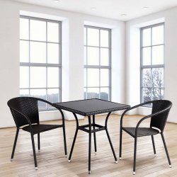 Комплект мебели из иск. ротанга T282BNS/Y137C-W53 Brown (2+1)