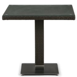 Стол из иск. ротанга T606SWT-W53-80x80 Brown