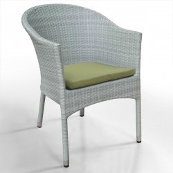 Кресло из иск. ротанга WS2907W White