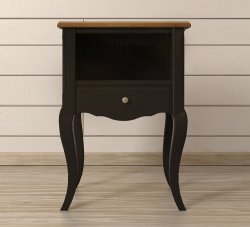 ST9310BLK Тумба Leontina Black с открытой полкой