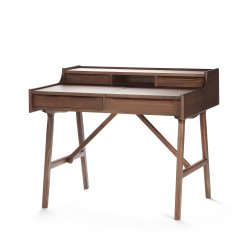 Письменный стол в стиле сканди Walnut Ottosen