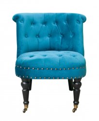 5KS24027-B Кресло Aviana blue velvet
