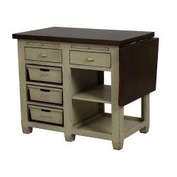 Остров с 2-мя ящиками и 3-мя коробками Brocante