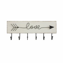 Вешалка настенная со стрелой Love