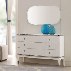 FB.CHD.RIM.190 Комод RIMINI отделка белый блестящий лак