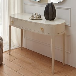 FB.CS.RM.149 Консоль ROMA отделка бежевый лак (Beige B), ручки-хрусталики