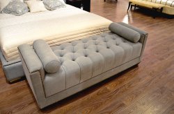 FB.LG.MES.320 Кушетка MESTRE отделка шпон махагона C (Mahogany C), ткань ART62799-12