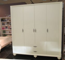 FB.WR.PL.202 Гардероб PALERMO отделка бежевый лак (Beige B)